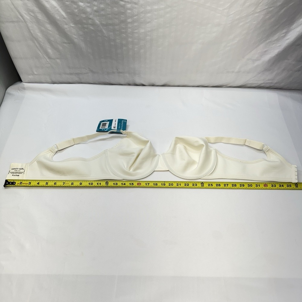 NEW Vanity Fair Beauty Back Full Figure Minimizer Underwire‎ Bra 76080 Ivory 44C - Picture 9 of 9
